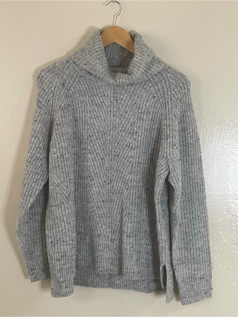 Madewell Heather Gray turtleneck pullover Sweater